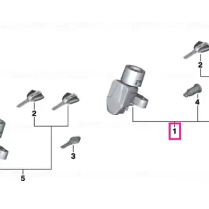 Set uniform locking system - BMW Motorrad Ofertă