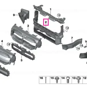 Air duct frame MPA - BMW Super ofertă
