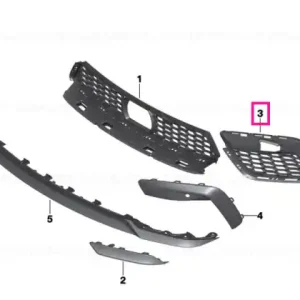 Vezi acum Grille, air inlet, open, left -M- - BMW