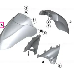 Comandă acum Capac roată față - ROHTEIL / BLANK - BMW Motorrad