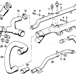 Vezi acum Water hose VERSTÄRKT - BMW