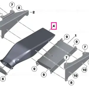 Air duct, oil cooler ENDURANCE SPEC. - BMW Transport gratuit