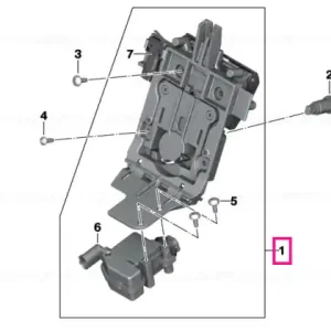Super ofertă Topcase locking mechanism - BMW Motorrad