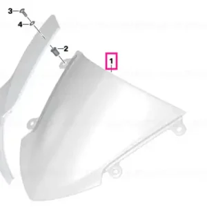 Windshield - BMW Motorrad Reducere specială