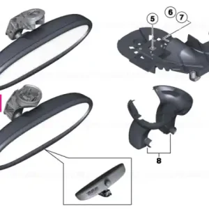 Vezi acum Manual interior-mirror / Radio 315 MHZ - BMW - Mini