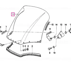 Vezi acum Windshield - BMW Motorrad
