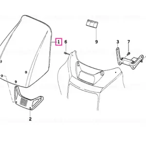Windshield, clear - BMW Motorrad Cel mai vândut