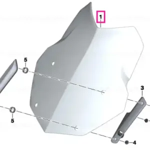 Windshield, low CN - BMW Motorrad Plată sigură