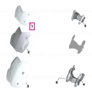 Windshield, small, tinted L=216MM - BMW Motorrad Reducere specială