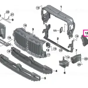 Air humidifier, left MPA/SHADOW-LINE - BMW Ofertă de sezon