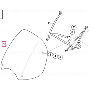 Windshield - BMW Motorrad Preferatul clienților