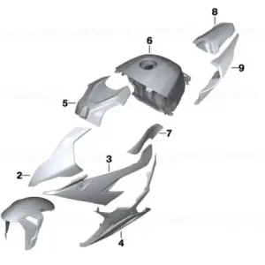 Vezi acum Capac roată față LIGHT-WHITE - BMW Motorrad