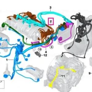 Wrng.harness,motor,sensorsystem,module 2 - BMW Noutate