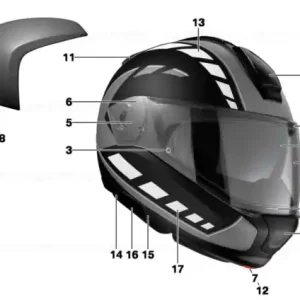 Cheek/expanded polystyrene Helmet 6 Evo 58/59 - BMW Motorrad Ofertă specială