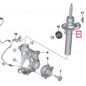 Vezi acum Front right spring strut - BMW