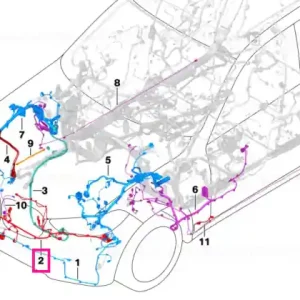 Wiring harness, front end - BMW Vezi acum