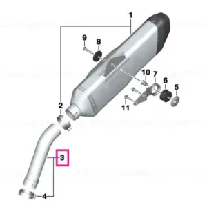 Comandă acum Connection pipe - BMW Motorrad