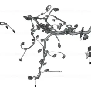 Wiring harness, engine, glow module - BMW Popular