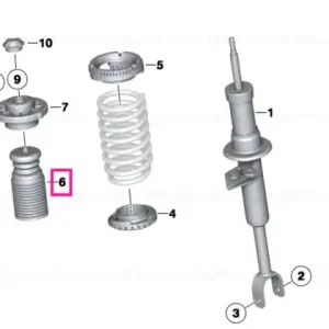 Additional shock absorber, front - BMW Reducere specială