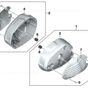 Capac culbutor 2V dreapta - BMW Motorrad Cel mai bun preț