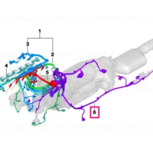 Wiring harness, engine, supply module - BMW Retur gratuit