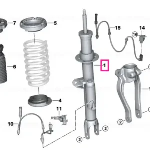 Arc strut fata stanga VDC - BMW Super ofertă