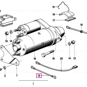 Cablu baterie negativ - BMW Motorrad Transport gratuit