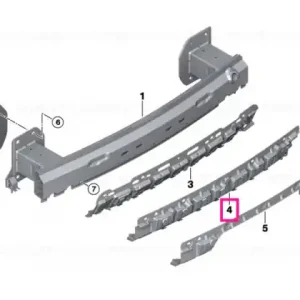 Adapter for support rear - BMW Expediere rapidă