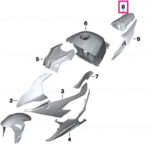 Cumpărături sigure Husă taburet ROHTEIL / BLANK - BMW Motorrad