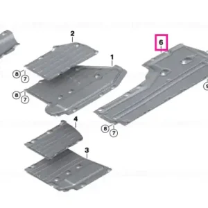 Underbody panelling, side right - BMW Transport gratuit