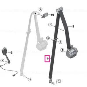 Upper belt front left - BMW - Mini Cumpărături sigure