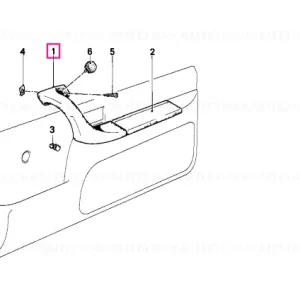 Armrest front right ANTHRAZIT - BMW Super ofertă