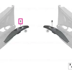 Armrest, front left CAMEL - BMW Preferatul clienților