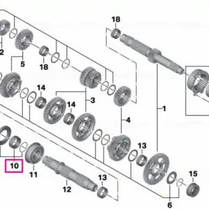 Simering pinion atac - BMW Motorrad K63 S1000R, K66 M1000RR, K67 S1000RR, K69 S1000XR, KM3 M1000R Comandă acum