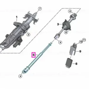 Articulatie dubla ax coloana de directie - BMW X5 G05 G18 F95 M, X6 G06 F96 M, X7 G07, XM G09 Ofertă specială